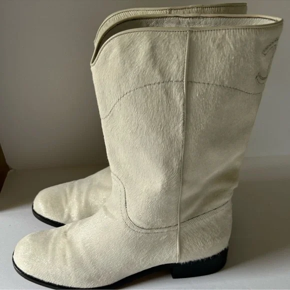 Chanel Pony Hair Boots EU 40 - Picture 2 of 5